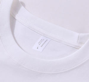 เสื้อยืดสตรีทแวร์สำหรับผู้ชายเสื้อยืดผ้าคอตตอน100% ขนาดใหญ่โชว์ไหล่ทรงหลวมโลโก้ตามสั่ง - Product Image 6
