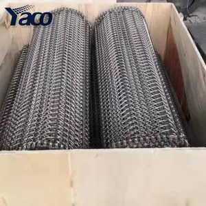 SS304 316 Spiral Wire Mesh Chain Drive Balanced Conveyor Belt