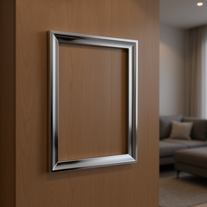 Marco en forma de C cromado 40x120 para gabinetes de sala de estar - Product Image 2