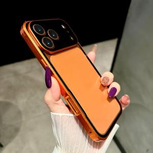 <span class=keywords><strong>Coque</strong></span> de protection antichoc en métal avec verre HD anti-<span class=keywords><strong>espion</strong></span> 360° de luxe pour iPhone 17 Pro Max, 17 Pro, 17 - Product Image 4