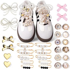 Mity Rain PCS Charms For Sneakers Lace Charms Contain Bows Clips Pins Jewelry <b>Decoration</b> And Jewelry For <b>Shoes</b> - Product Image 1