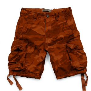 <b>Men's</b> <b>Camouflage</b> Cargo <b>Shorts</b> High Waist Zipper Fly Knee Length Cotton Eco-Friendly Formal Style Windproof with Pockets - Product Image 4