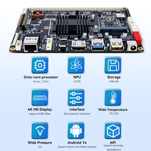 Rockchip บอร์ดพัฒนา RK3576 Ai 8-core 2.2GHz CPU 6.0Tops 8k ถอดรหัสวิดีโอ Android 14 RK3576 Rk3576 SBC Ai การพัฒนา - Product Image 3