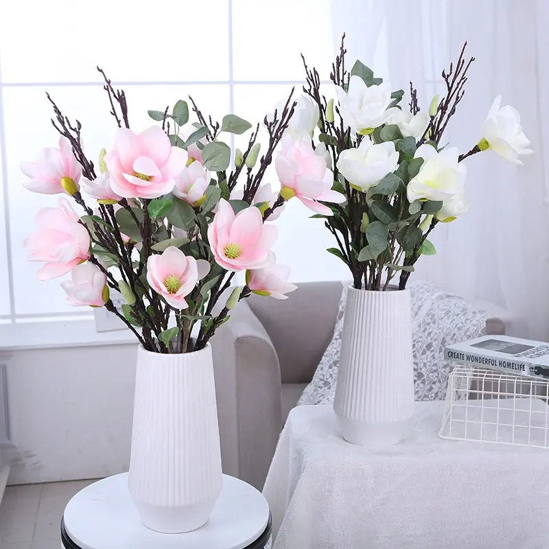 Decorazione della camera da letto in magnolia delicata finta di alta qualità