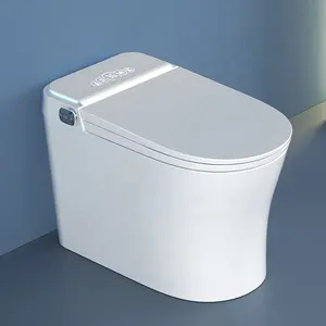 New product customizable bathroom electric bidet toilets auto flushing ceramic automatic smart toilet
