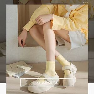 Ankle <b>Socks</b> Women Solid Color Breathable Sweat Absorbent Casual Summer Style Youth Fashionable Light Weight <b>Socks</b> - Product Image 4