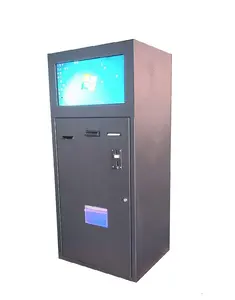 cash exchange terminal self service machine coin bill acceptor pay kiosk atm machine