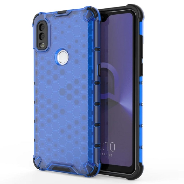 For ALCATEL-1V-2020 case Honeycomb TPU+PC Shockproof 2 in 1 Mobile Phone Cover for ALCATEL-1B-2020