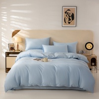 Ensemble de housse de couette 3 pièces en polyester tissé, imprimé pigmentaire lavable, style chinois, 200 fils, pour usage domestique, personnalisable en gros