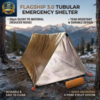Tente de survie d'urgence personnalisée pour 2 personnes, tente de camping d'urgence