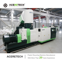 Granulateur Compacteur de Recyclage ACERETECH pour Films PP PE PET EPS PA PPR EVOH et Sacs HDPE/LDPE avec Granulation, Broyage, Séchage et Contrôle PLC+Tactile