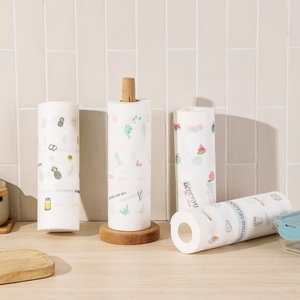 Paño de Limpieza Desechable, Toalla de Papel para Cocina, Grande, Gruesa, Lavable, con Diseño de Dibujos Animados, Rectangular - Product Image 3
