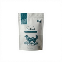 YOUYI Sachet refermable à fermeture éclair pour friandises pour chiens, avec fenêtre transparente, logo personnalisé, qualité alimentaire supérieure pour l'emballage, usine OEM