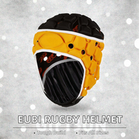 Casque de football américain portable Eubi sur mesure, en polyester et nylon souple, protection universelle pour la tête, modèle saisonnière YY-01
