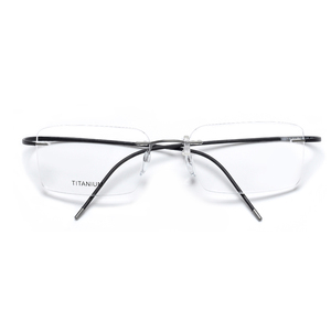 Gọng Kính Quang Học <span class=keywords><strong>Titan</strong></span> Không Vành, Gọng Kính <span class=keywords><strong>Titan</strong></span> Nguyên Chất, Gọng Kính Mắt <span class=keywords><strong>Titan</strong></span> Cho Nam Và Nữ - Product Image 5
