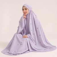Ensemble de prière Calyssa Mukena pour femmes, broderie, vêtements modestes, vêtements islamiques