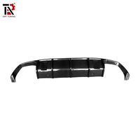 Pour BMW M8 F91 F92, diffuseur arrière en fibre de carbone sèche style V pour coupé et cabriolet deux portes, lèvre de pare-chocs arrière