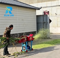 Machine à hacher le fourrage en acier inoxydable, robuste, pour l'élevage laitier et la coupe d'ensilage