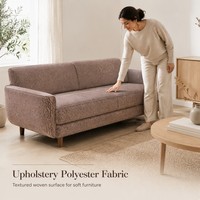 Hochwertiger 100% Polyester Chenille Sofastoff Unifarben Gewebter Stil Atmungsaktive Eigenschaften für Wohnzimmer-Sofas