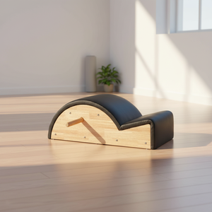 Studio Home Gym Fitness Pilates Wooden Wunda Chair Spine Corrector Posture Correct Back Ladder Barrel Arc Portable Oak Body. - Product Image 1