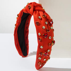 إكسسوارات شعر على الطراز الكوري الجديد في عيد الحب موضة الأظافر الماسية الحب الزجاج دبوس شعر حلو الماس عصابة رأس ماسية - Product Image 3