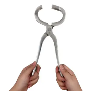 Hot Selling Cattle farm Bull Nose Ring Pliers Holder Cattle Round Nose Ring Mounting Plier Veterinary Cattle Bull OX Leader