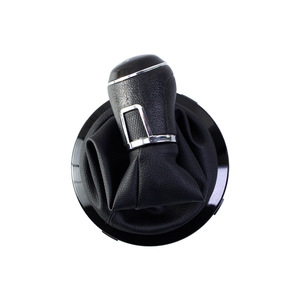 Volkswagen Manual Gear <b>Shift</b> <b>Knob</b> Leather 5 6 Speed Ergonomic For Car Transmission - Product Image 4