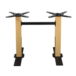 Nuovo prodotto in metallo pesante ferro ferro Base ferramenta <span class=keywords><strong>gambe</strong></span> mobili commerciali Fast Food tavolo da caffè - Product Image 1