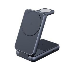 New 3 in 1 Folding Magnetic Wireless Charger Fold Fast Charging Stand Phone Support Portable Charge for Mult-device 15W Products