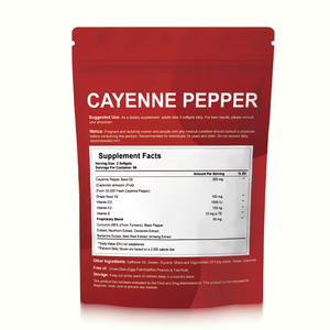 Горячая распродажа: OEM-добавка в мягких капсулах с перцем кайенским, свеклой и берберином для поддержки вен ног, сердца и кровеносных сосудов, 240 капсул - Product Image 2