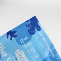 Sac refermable avec logo personnalisé, résistant à la chaleur, en plastique, emballage debout, fermeture éclair réutilisable, sachet doy