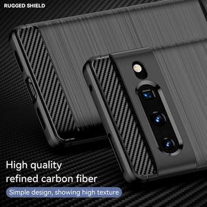 <span class=keywords><strong>Funda</strong></span> Protectora para Teléfono Móvil de Fibra de Carbono y TPU Resistente a Golpes para Google <span class=keywords><strong>Pixel</strong></span> 7 Pro 7a 6a 5a 4a 3a <span class=keywords><strong>2xl</strong></span> 5g - Product Image 3
