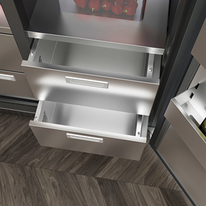 High Quality Built-in Side-by-side Stainless Steel Frost-Free Refrigerator Energy Efficient Grade 1 Household Hotel - Product Image 5