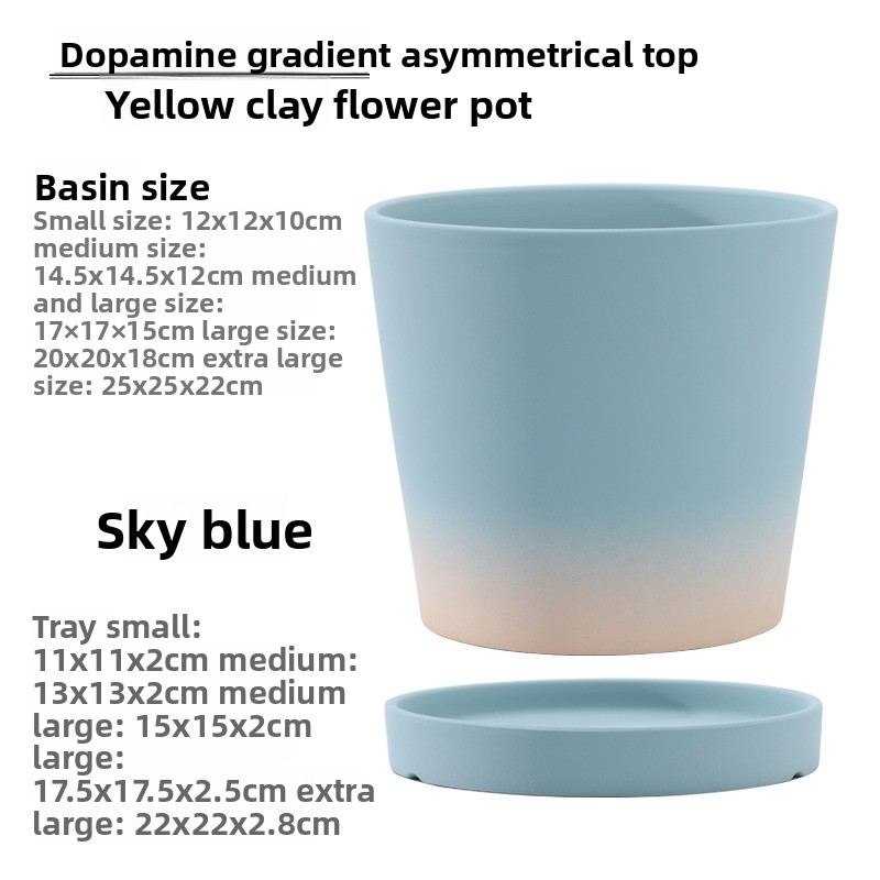 Oblique Gradient Sky Blue