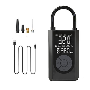 Gonfleur de pneus électrique portable mini 72V 80W avec écran LCD, pompe à pneus de voiture rechargeable monocylindre JN-8015 - Product Image 2