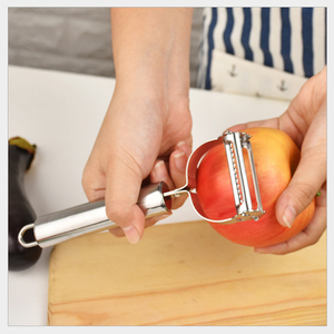 Pelador <span class=keywords><strong>de</strong></span> patatas 304 <span class=keywords><strong>de</strong></span> acero inoxidable al por mayor <span class=keywords><strong>de</strong></span> fábrica pelador <span class=keywords><strong>de</strong></span> frutas y verduras para cocina casera - Product Image 2