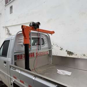 Kran yang Dipasang di Kendaraan, Kran yang Dipasang di Truk dengan Kapasitas Angkat 1 Ton, 12V/24V untuk Kendaraan, Kran Angkat Kecil yang Dapat Dipindahkan, Kran Jib Truk. - Product Image 1