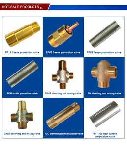 Winning ODM OEM Brass <strong>Thermostatic</strong> Mixing <strong>Valve</strong> 3/4'' 3 Way Diverting Mixing <strong>Valve</strong> for Heat Pump Solar Water - Product Image 5