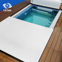 Couverture de volet roulant sur mesure haut de gamme à couverture intégrale pour petite piscine, centre de spa isolé en aluminium, 2026