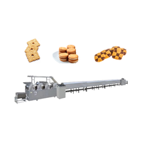 Ligne de production automatique de biscuits Machine de fabrication de biscuits Alfajor Maamoul Équipement de traitement des aliments de collation