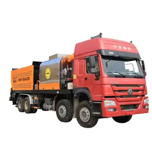 China Brand new or used 8X4 19000 Liters Gravel seal truck Chip spreader for sale