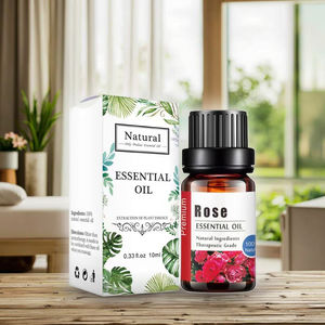 100% naturel, aromathérapie, haute qualité, 10 ml, massage corporel, huile pure de lavande, arbre à thé, rose, orange, bois de santal, bergamote, <span class=keywords><strong>basilic</strong></span>, pamplemousse - Product Image 1