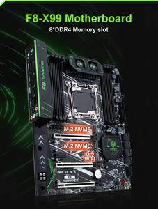 HUANANZHI X99 F8 LGA 2011-3 Placa base Intel Compatible con Xeon E5 Series DDR4 Memoria USB3.0 SATA 64 <span class=keywords><strong>GB</strong></span> Capacidad máxima de <span class=keywords><strong>RAM</strong></span> - Product Image 3