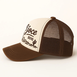Casquette de <span class=keywords><strong>baseball</strong></span> à 5 panneaux, cadre en A, visière incurvée, logo brodé en 3D, deux tons, personnalisée par le fabricant, pour hommes - Product Image 1