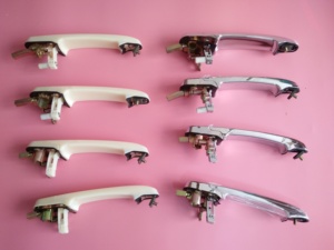 Ensamblaje de manija de puerta trasera izquierda exterior de plástico OEM nueva condición para HAIMA 3 - Product Image 2