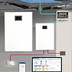 แบตเตอรี่ลิเธียมไอออนแบบชาร์จได้ 48V 51.2V 5KWh 10Kwh Powerwall LFP Solar Cell 48V 100Ah สำหรับระบบกักเก็บพลังงานภายในบ้าน - Product Image 2