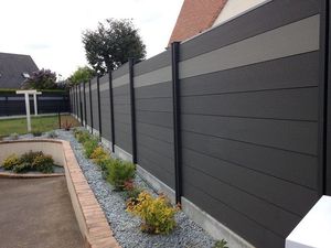 Hot Selling Modern Nature WPC Garden Privacy <strong>Fence</strong> with <strong>Fence</strong> Post <strong>Caps</strong> Eco-Friendly Rot Proof Waterproof - Product Image 3