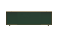 4300*1365mm Horizontal Grande taille en métal aluminium cadre magnétique université Tableau noir coulissant fermé