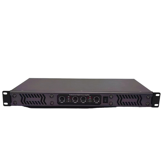2*2000W Digital Power Amplifier with Dante  Professional DJ Equipment High Power 2000W Amplifier Speakers Metal Construction