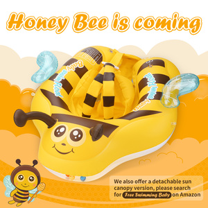 Swimbobo Bé Bơi Dễ Thương Bee Float Trẻ Em <span class=keywords><strong>Inflatable</strong></span> Nhẫn Phao Trẻ Em Bơi Hồ Bơi Cho Trẻ Sơ Sinh Đồ Chơi Nước Vòng PVC Cho Mùa Hè - Product Image 4